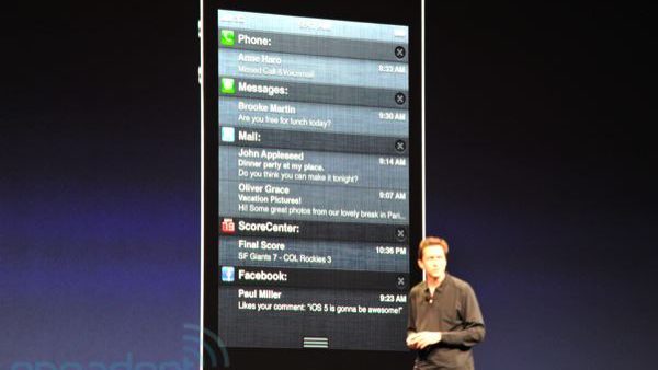 iOS Notification Center